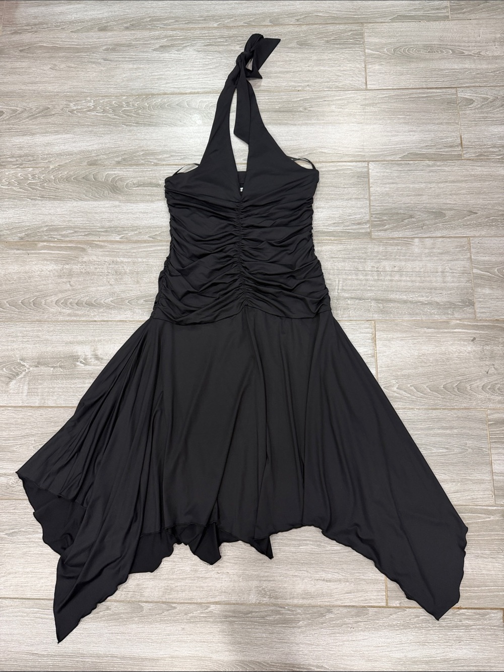 Barlll  Halter Ruched A-Line Dress size L